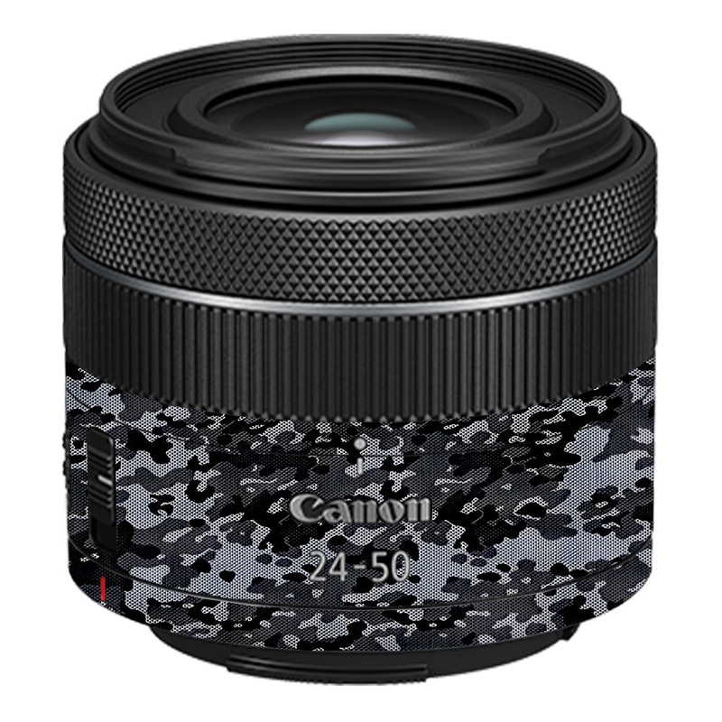 Stealth Grey Camo Canon 24-50mm Camera Lens Skin