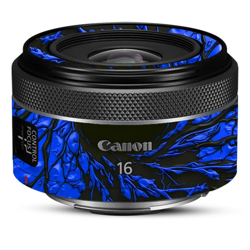 Venom Blue Canon 16mm Camera Lens Skin