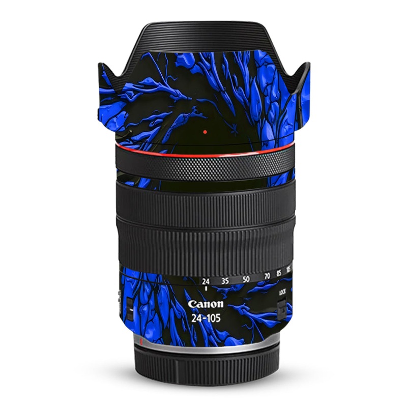 Venom Blue Canon 24-105mm Camera Lens Skin
