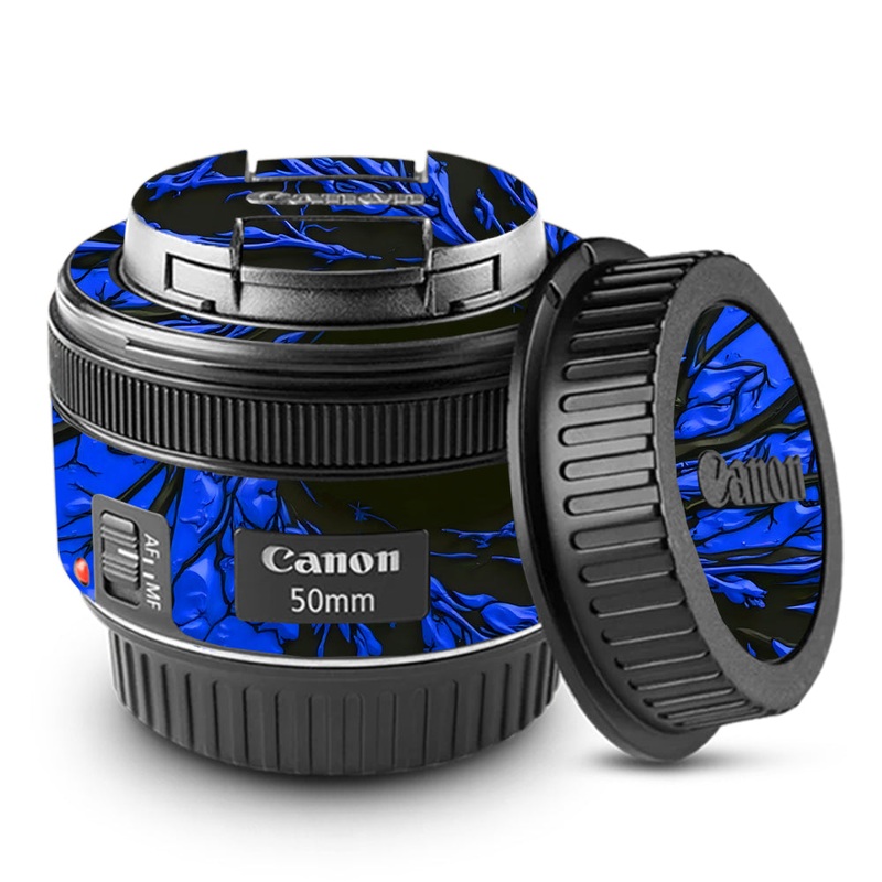 Venom Blue Canon 50mm Camera Lens Skin