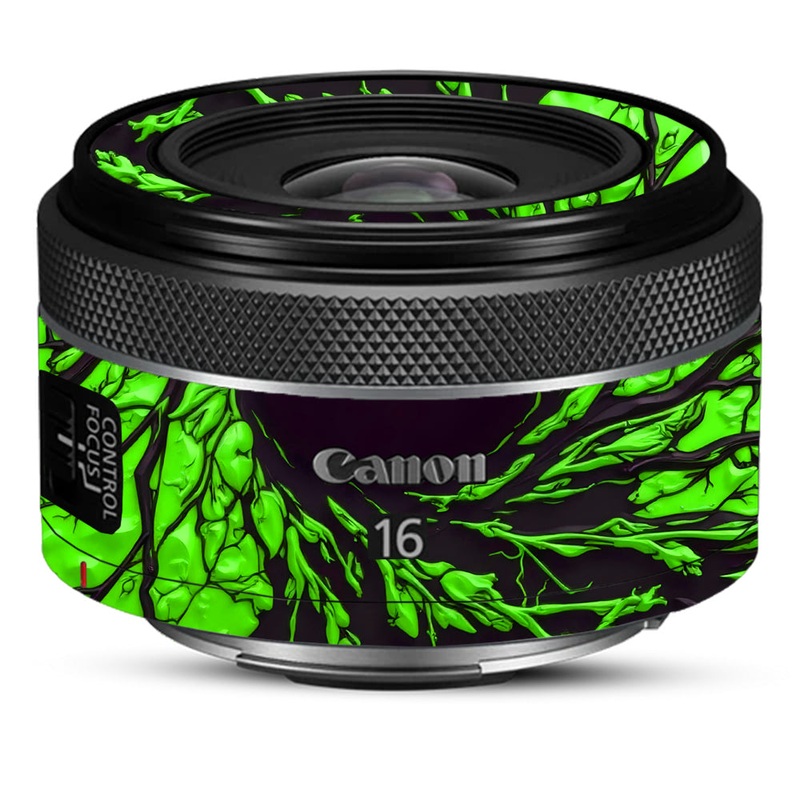 Venom Green Canon 16mm Camera Lens Skin