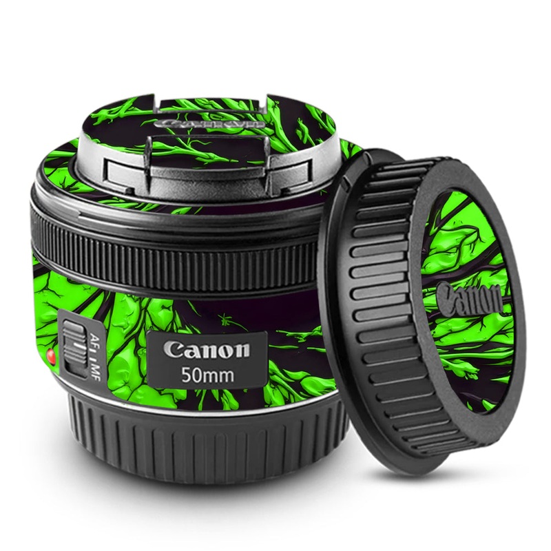 Venom Green Canon 50mm Camera Lens Skin