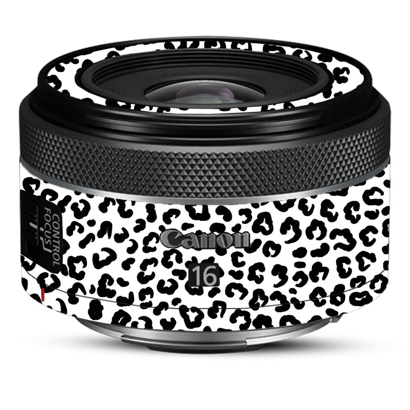 White Leopard Canon 16mm Camera Lens Skin