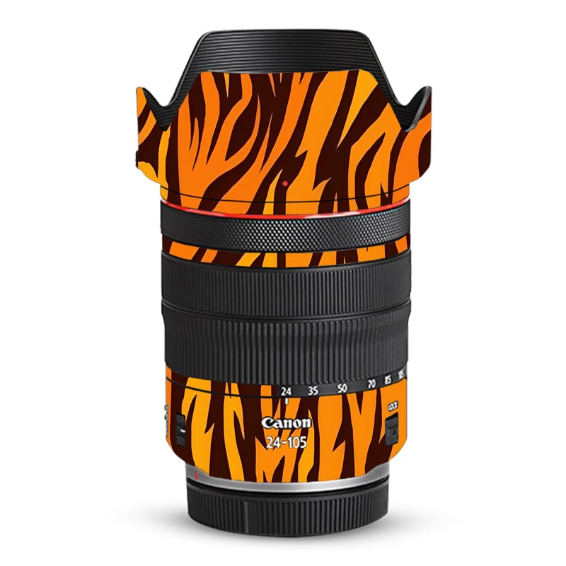 Wild Tiger Stripes Canon 24-105mm Camera Lens Skin