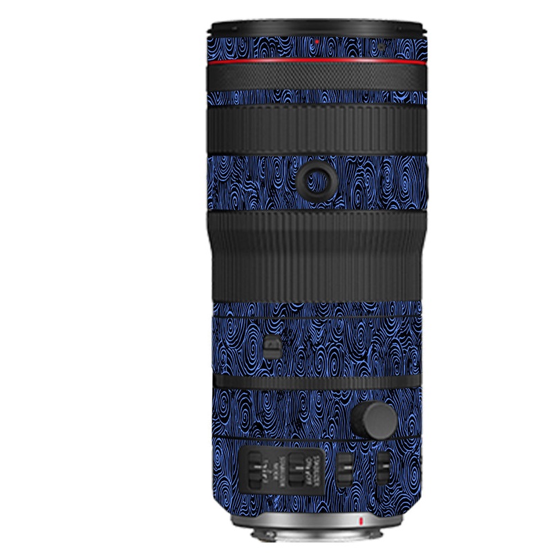 Blue Spirals Canon 70-200mm Camera Lens Skin