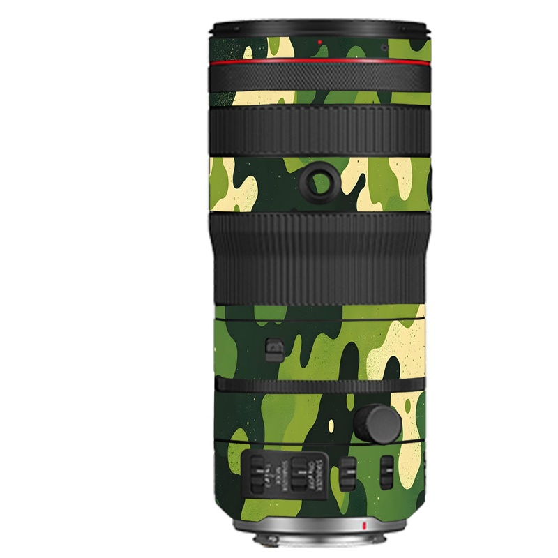 Camouflage Pattern Canon 70-200mm Camera Lens Skin
