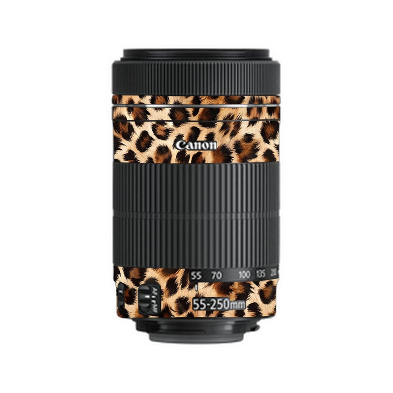 Classic Leopard Spots Canon 55-250mm Camera Lens Skin