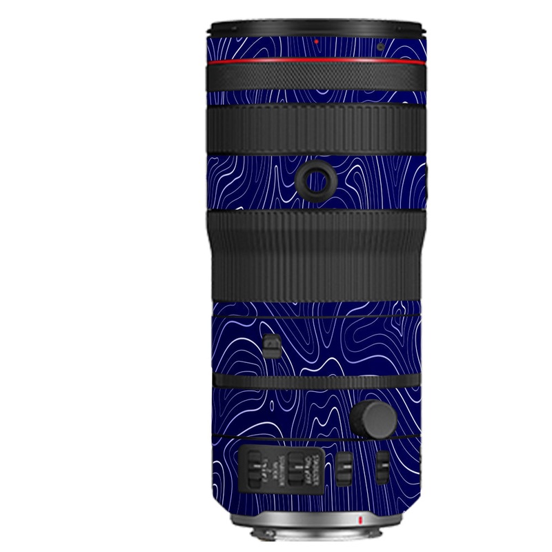 Deep Blue Contour Canon 70-200mm Camera Lens Skin
