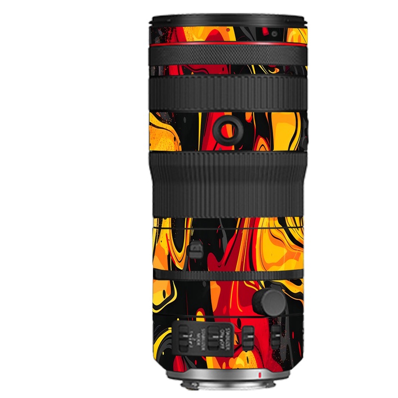 Lava Burst Canon 70-200mm Camera Lens Skin