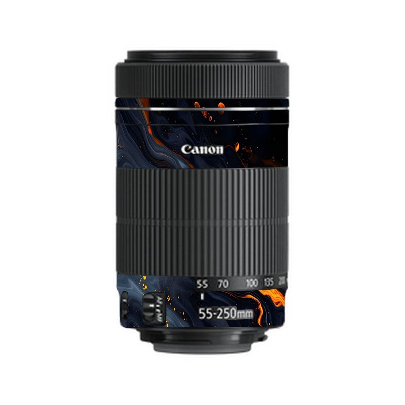 Lava Marble Canon 55-250mm Camera Lens Skin