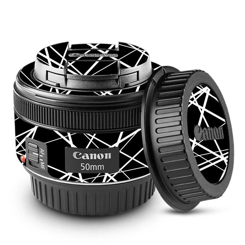 Mono Grid Canon 50mm Camera Lens Skin