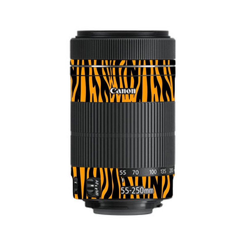 Savanna Tiger Stripes Canon 55-250mm Camera Lens Skin