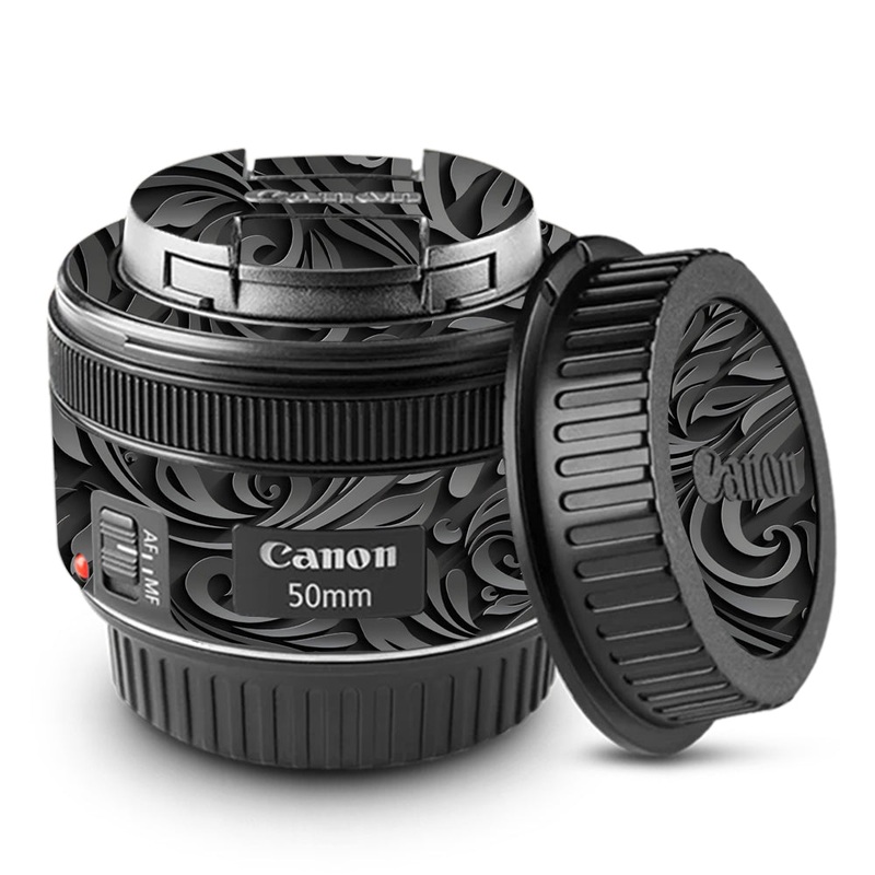 Shadow Swirl Canon 50mm Camera Lens Skin