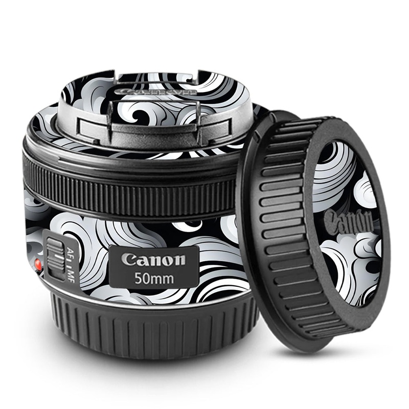 Smoke Swirl Canon 50mm Camera Lens Skin