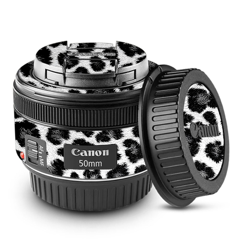 Snow Leopard Spots Canon 50mm Camera Lens Skin