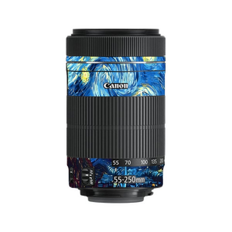 Starry Night Art Canon 55-250mm Camera Lens Skin