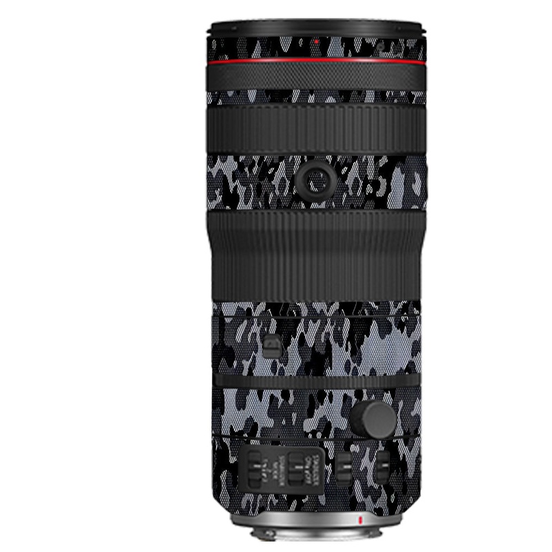 Stealth Grey Camo Canon 70-200mm Camera Lens Skin