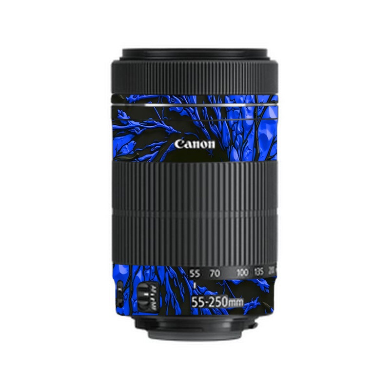 Venom Blue Canon 55-250mm Camera Lens Skin