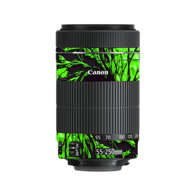 Venom Green Canon 55-250mm Camera Lens Skin