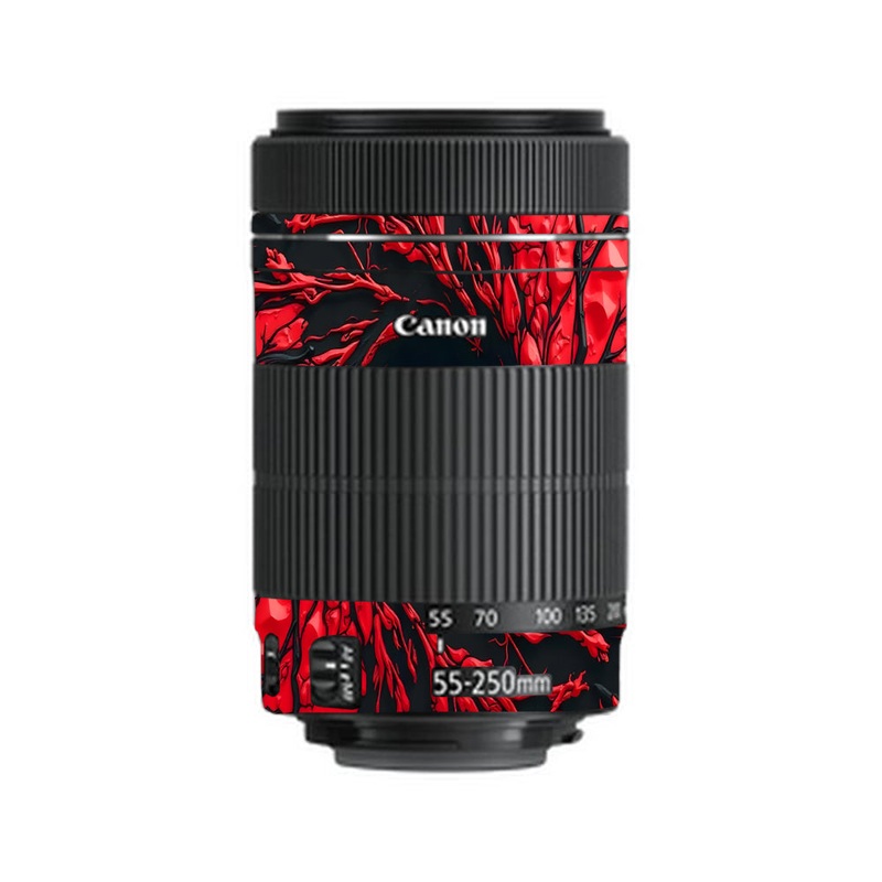 Venom Red Canon 55-250mm Camera Lens Skin
