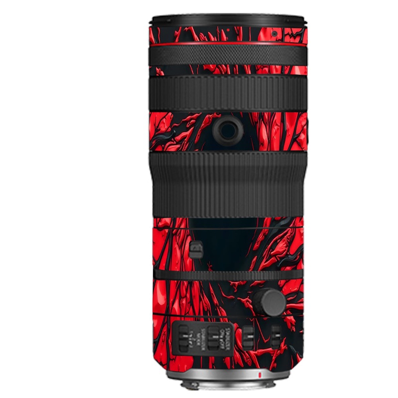 Venom Red Canon 70-200mm Camera Lens Skin