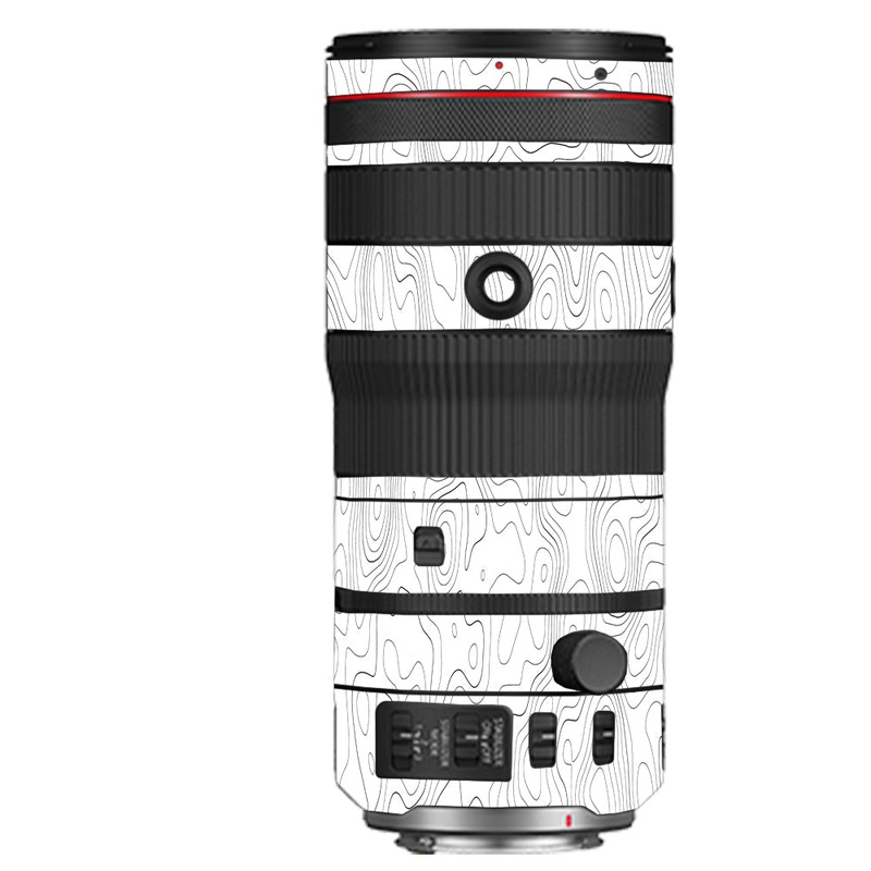 White Contour Design Canon 70-200mm Camera Lens Skin
