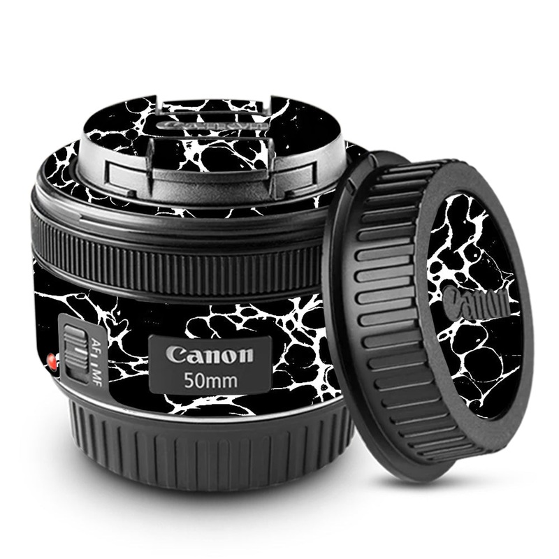 White Web Canon 50mm Camera Lens Skin