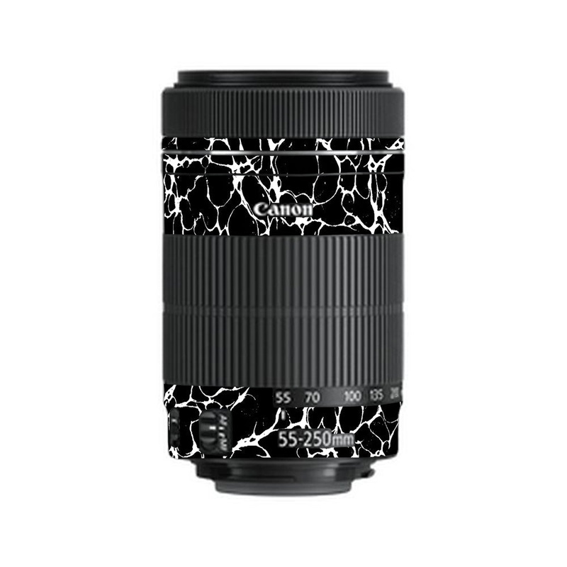 White Web Canon 55-250mm Camera Lens Skin