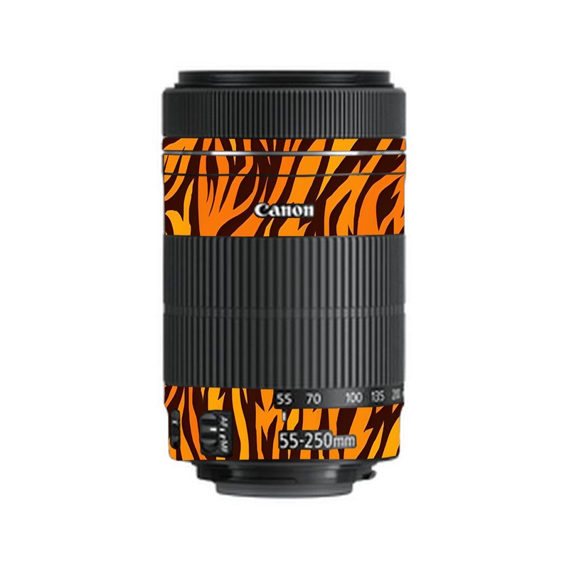 Wild Tiger Stripes Canon 55-250mm Camera Lens Skin