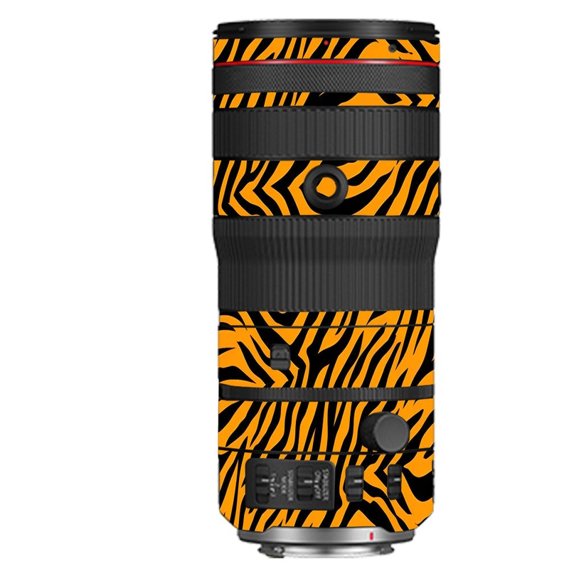 Zebra Gold Pattern Canon 70-200mm Camera Lens Skin