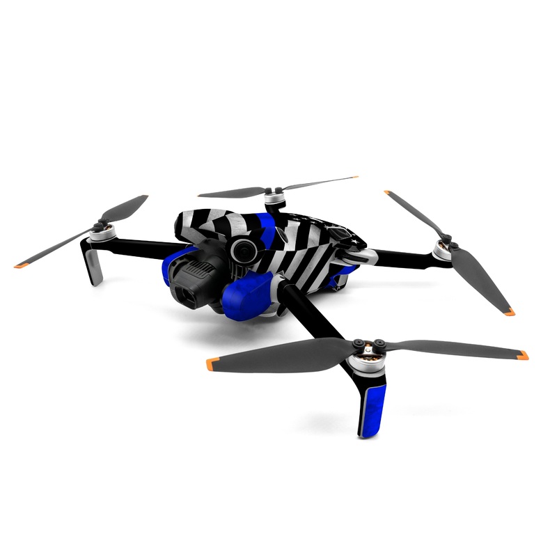 Thin Blue Line Hero - DJI Mini 4 Pro Skin