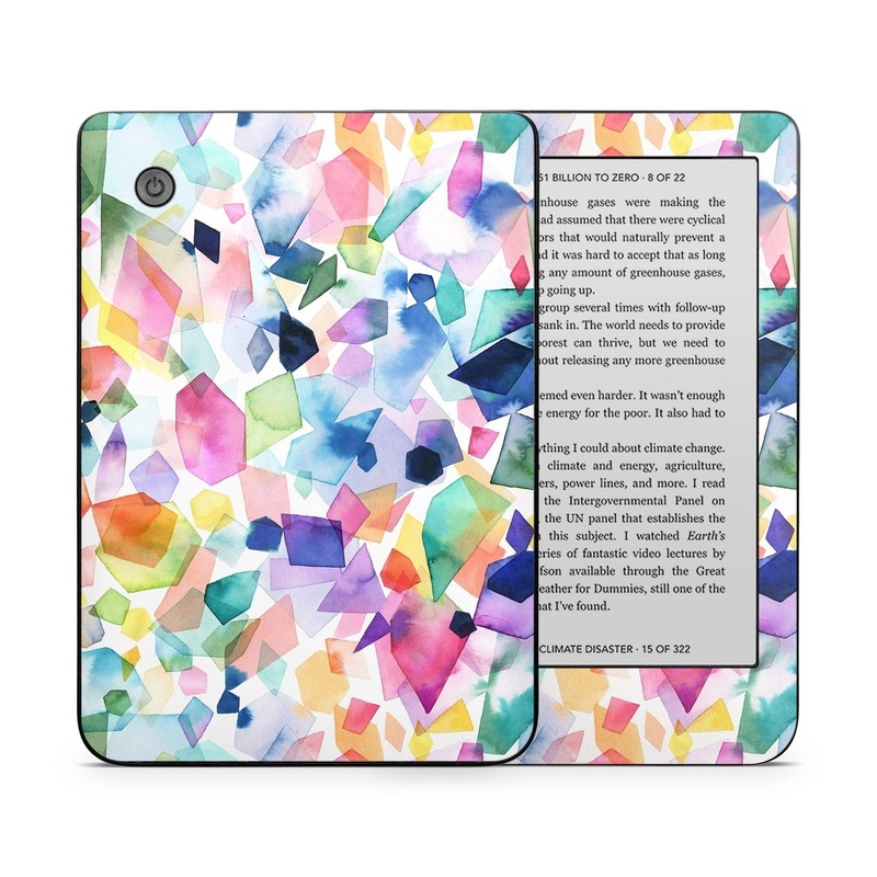 Watercolor Crystals and Gems - Kobo Clara 2E Skin