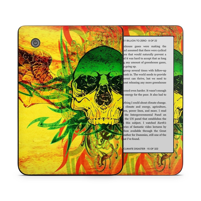Hot Tribal Skull - Kobo Clara 2E Skin