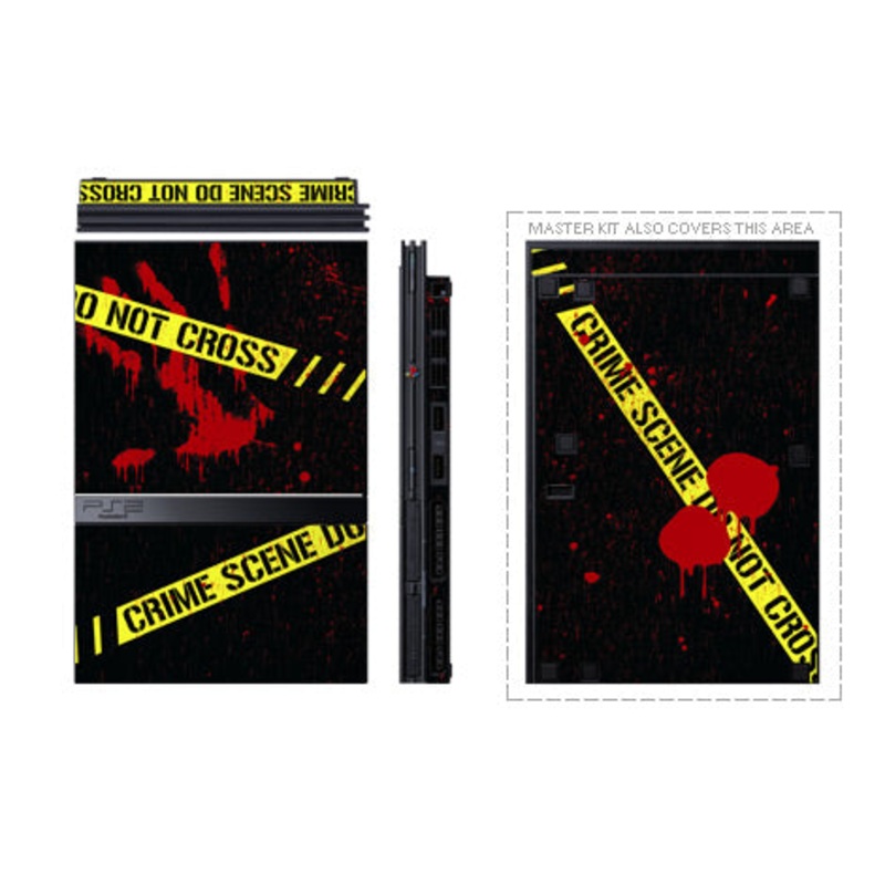 Sony PS2 Slim Skin - Crime Scene