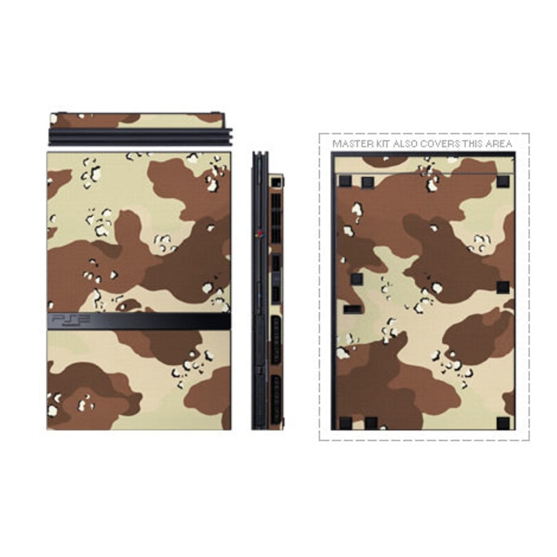 Sony PS2 Slim Skin - Desert Camo