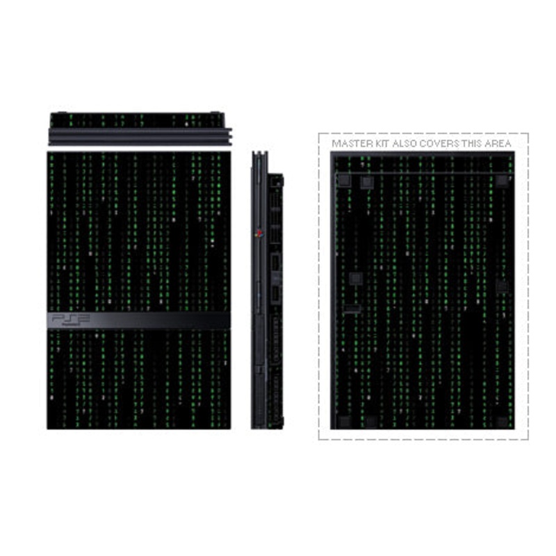 Sony PS2 Slim Skin - Matrix Style Code