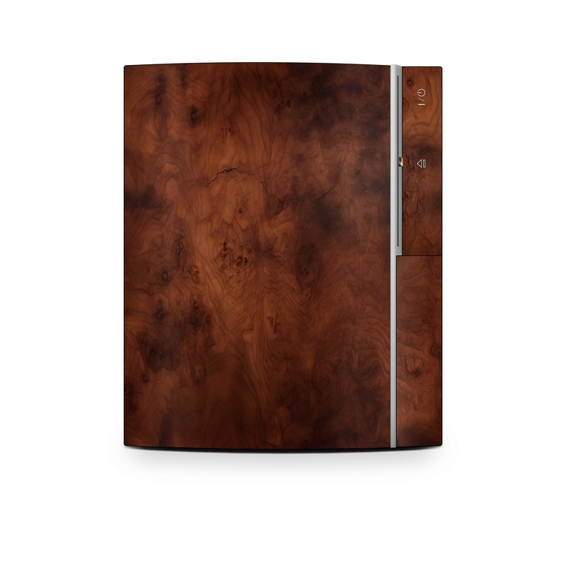 Dark Burlwood - Sony PS3 Skin