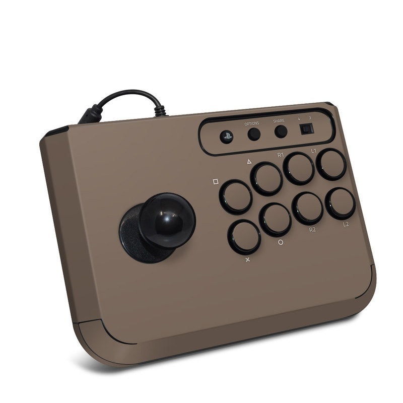 Solid State Flat Dark Earth - HORI Fighting Stick Mini 4 Skin