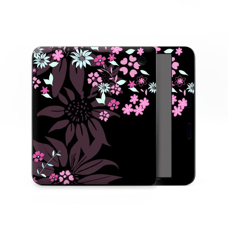 Dark Flowers - Kobo Libra Colour Skin