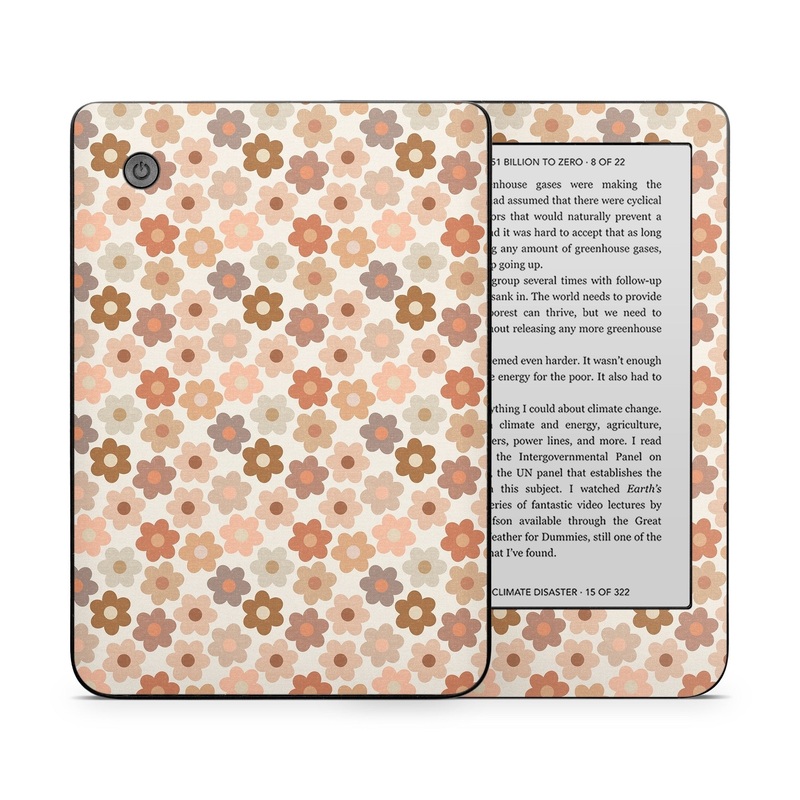 Terracotta Daisies - Kobo Clara 2E Skin