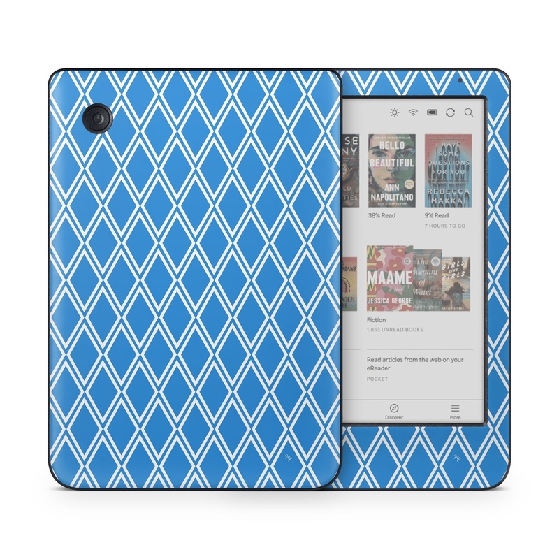 Blue Checks - Kobo Clara Colour Skin