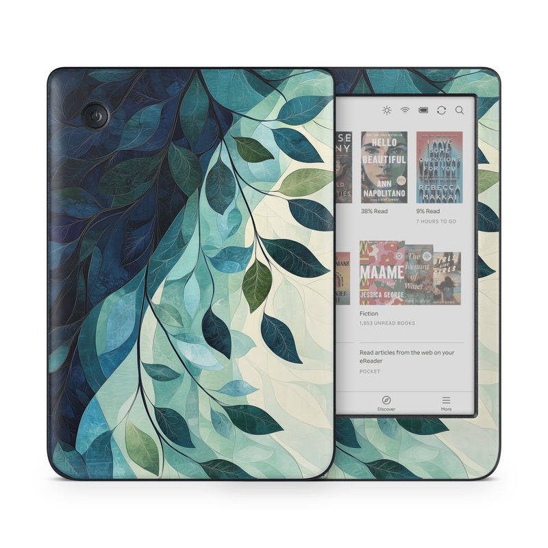 Teal and Indigo - Kobo Clara Colour Skin