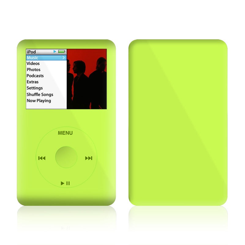 Solid State Lime - iPod Classic Skin