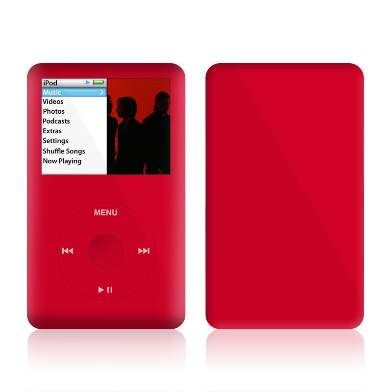 Solid State Red - iPod Classic Skin