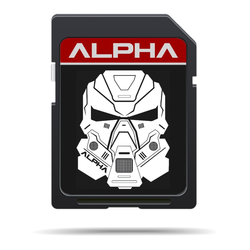 SD Card Label Alpha Series